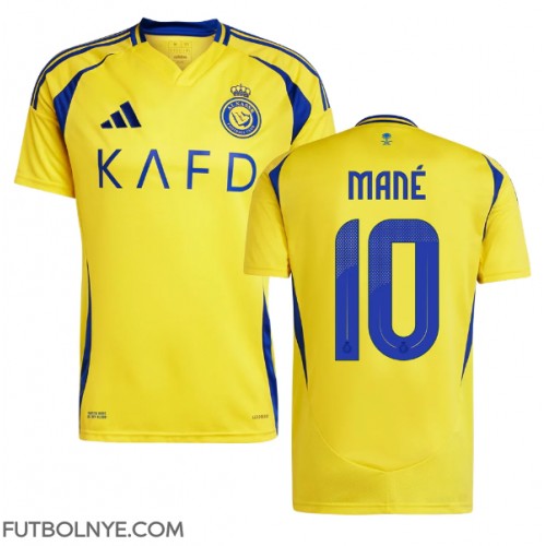 Camiseta Al-Nassr Sadio Mane #10 Primera Equipación 2024-25 manga corta